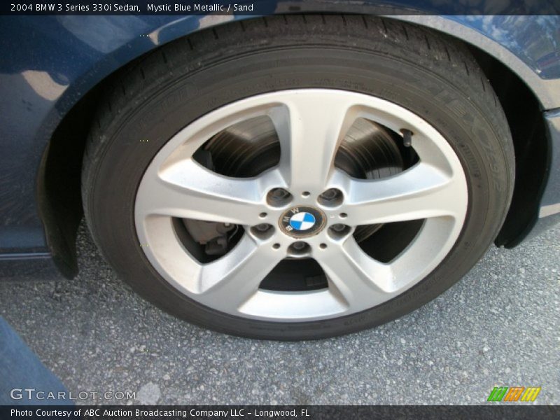 Mystic Blue Metallic / Sand 2004 BMW 3 Series 330i Sedan