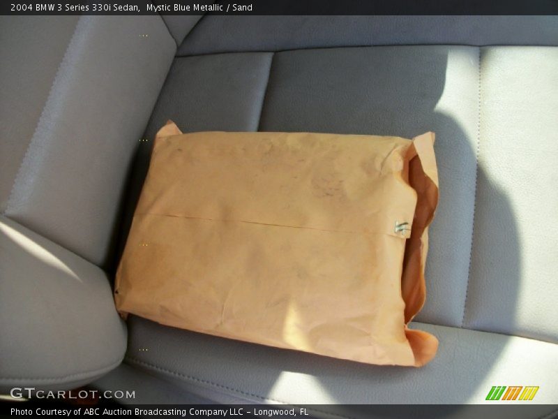 Mystic Blue Metallic / Sand 2004 BMW 3 Series 330i Sedan