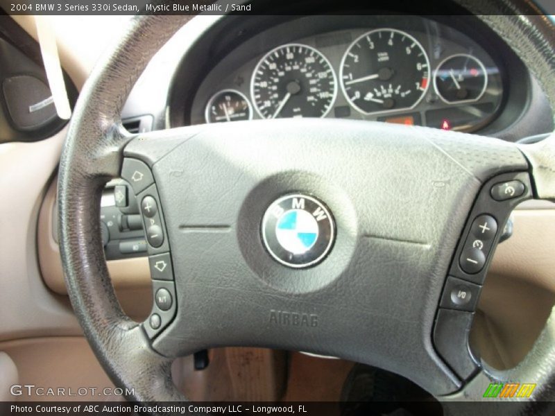 Mystic Blue Metallic / Sand 2004 BMW 3 Series 330i Sedan