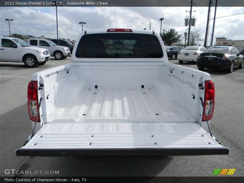 Avalanche White / Steel 2012 Nissan Frontier S Crew Cab