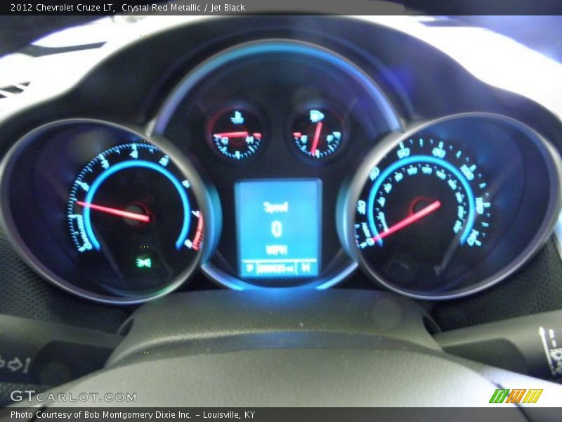 Crystal Red Metallic / Jet Black 2012 Chevrolet Cruze LT