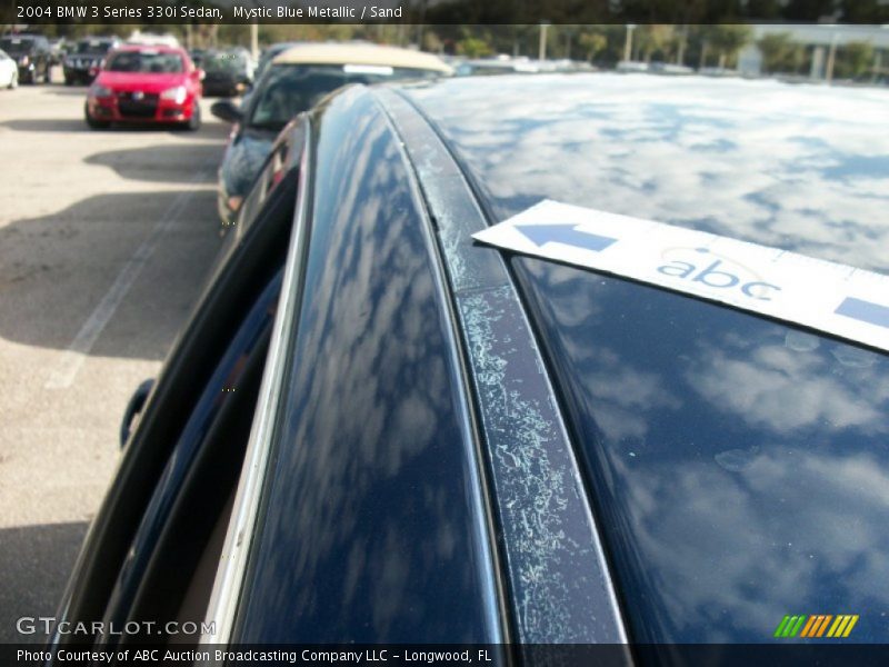 Mystic Blue Metallic / Sand 2004 BMW 3 Series 330i Sedan