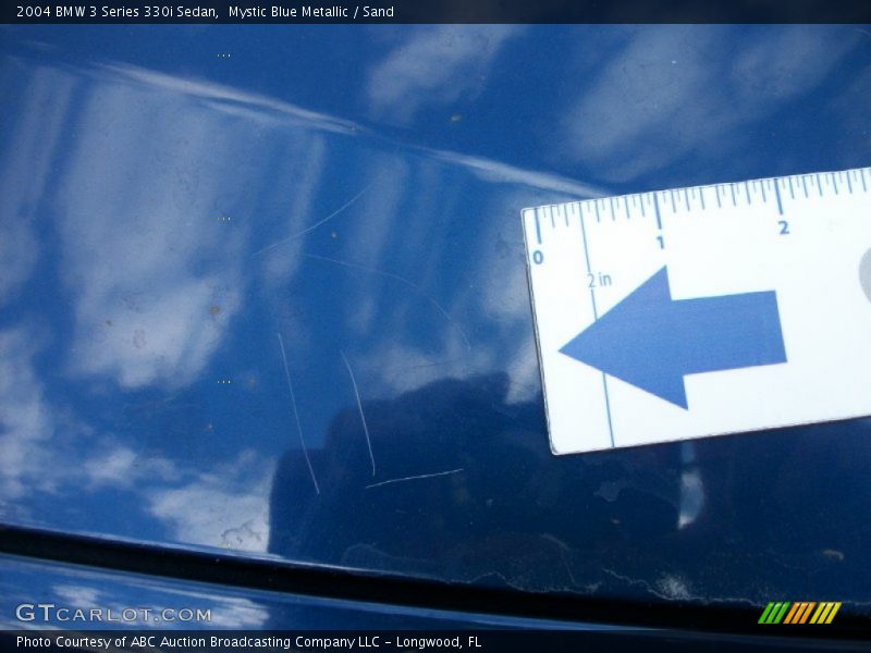 Mystic Blue Metallic / Sand 2004 BMW 3 Series 330i Sedan