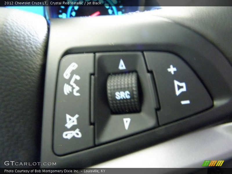 Crystal Red Metallic / Jet Black 2012 Chevrolet Cruze LT