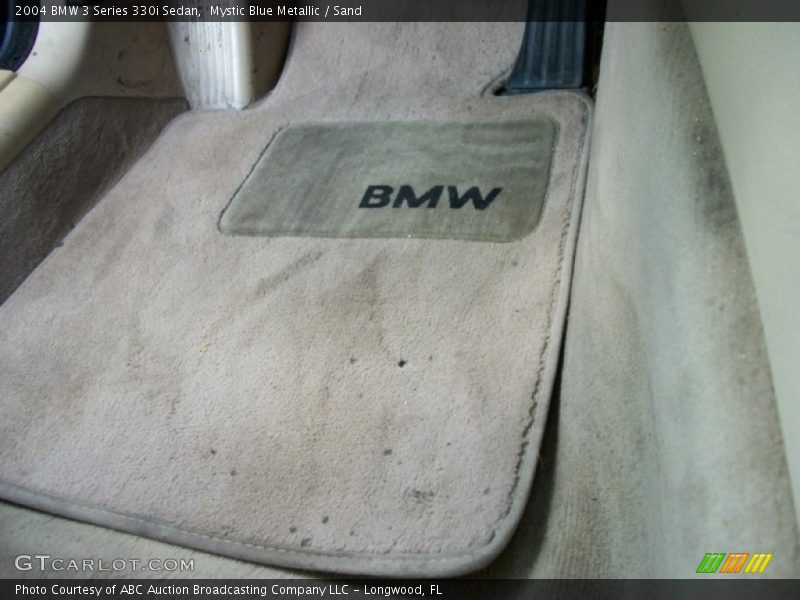 Mystic Blue Metallic / Sand 2004 BMW 3 Series 330i Sedan