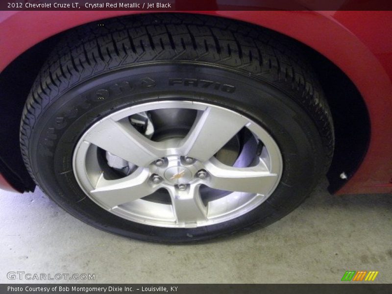 Crystal Red Metallic / Jet Black 2012 Chevrolet Cruze LT
