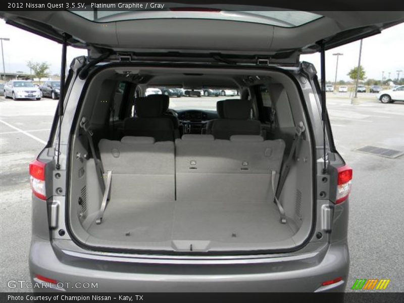 Platinum Graphite / Gray 2012 Nissan Quest 3.5 SV