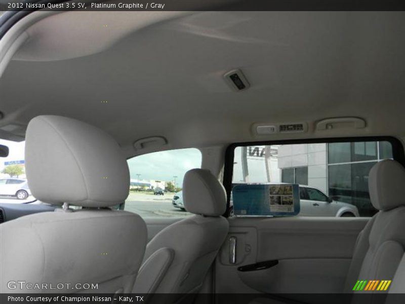 Platinum Graphite / Gray 2012 Nissan Quest 3.5 SV