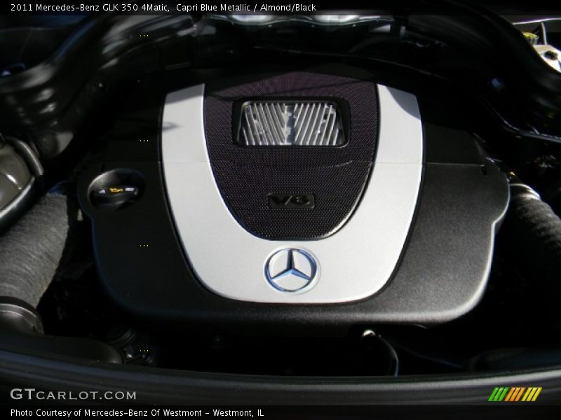 Capri Blue Metallic / Almond/Black 2011 Mercedes-Benz GLK 350 4Matic