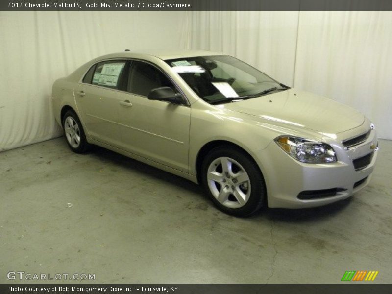 Gold Mist Metallic / Cocoa/Cashmere 2012 Chevrolet Malibu LS