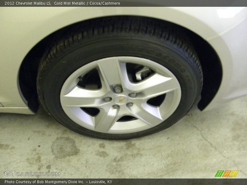 Gold Mist Metallic / Cocoa/Cashmere 2012 Chevrolet Malibu LS