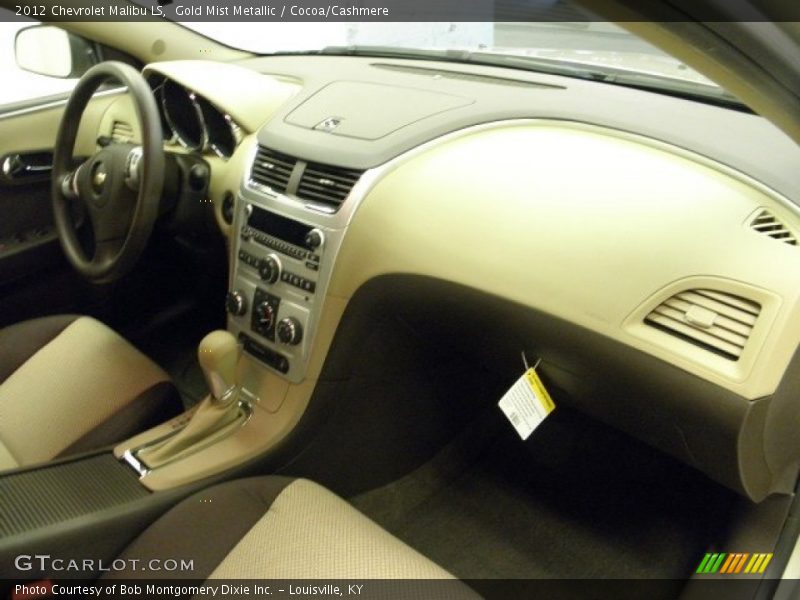 Gold Mist Metallic / Cocoa/Cashmere 2012 Chevrolet Malibu LS