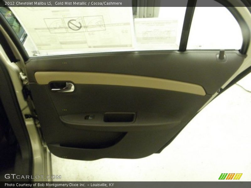 Gold Mist Metallic / Cocoa/Cashmere 2012 Chevrolet Malibu LS