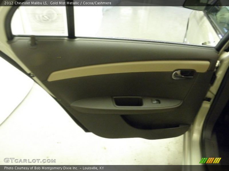 Gold Mist Metallic / Cocoa/Cashmere 2012 Chevrolet Malibu LS
