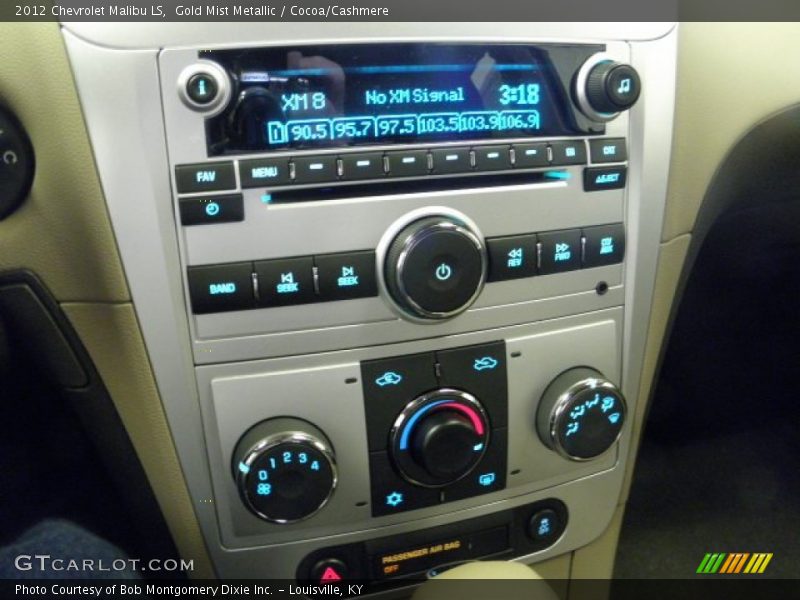 Gold Mist Metallic / Cocoa/Cashmere 2012 Chevrolet Malibu LS