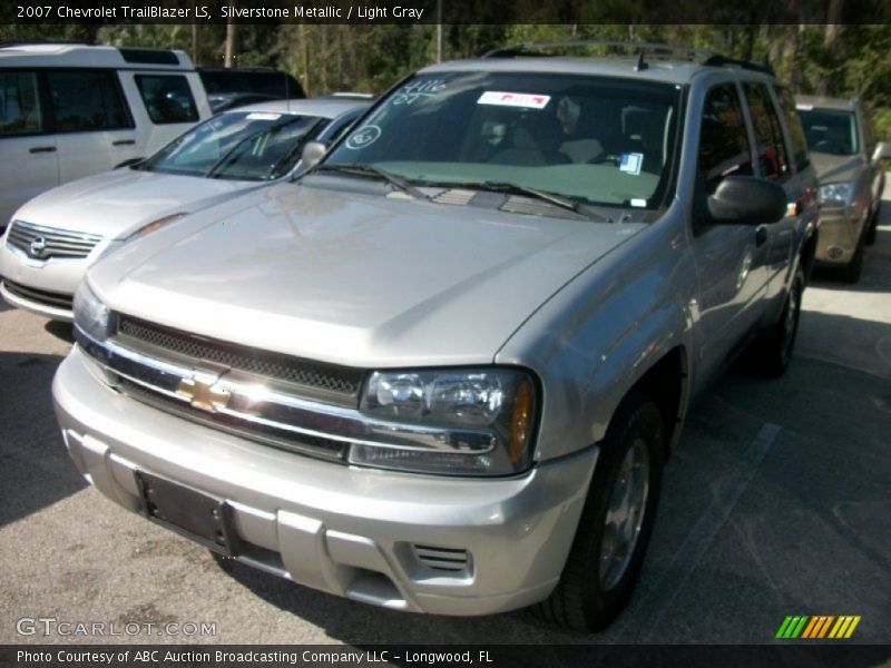 Silverstone Metallic / Light Gray 2007 Chevrolet TrailBlazer LS