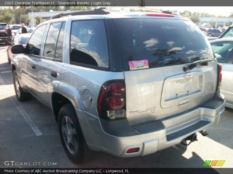 Silverstone Metallic / Light Gray 2007 Chevrolet TrailBlazer LS