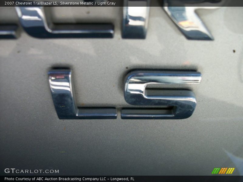 Silverstone Metallic / Light Gray 2007 Chevrolet TrailBlazer LS