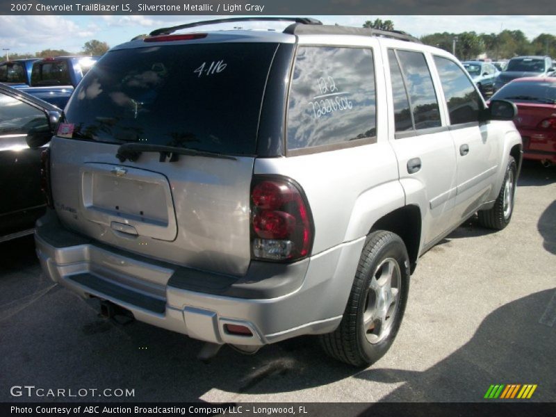 Silverstone Metallic / Light Gray 2007 Chevrolet TrailBlazer LS