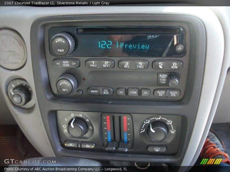 Silverstone Metallic / Light Gray 2007 Chevrolet TrailBlazer LS