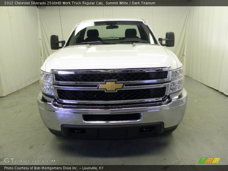 Summit White / Dark Titanium 2012 Chevrolet Silverado 2500HD Work Truck Regular Cab