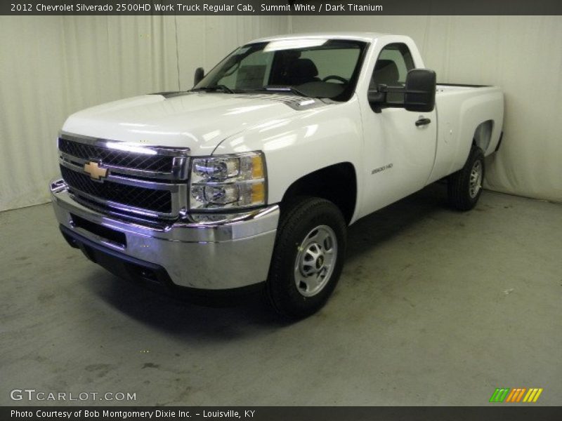 Summit White / Dark Titanium 2012 Chevrolet Silverado 2500HD Work Truck Regular Cab