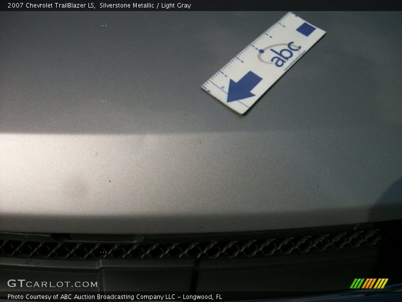 Silverstone Metallic / Light Gray 2007 Chevrolet TrailBlazer LS