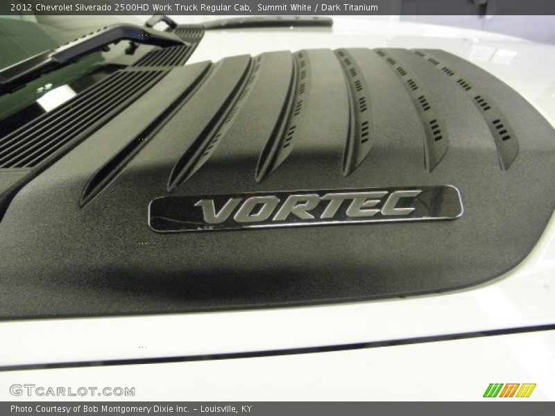 Summit White / Dark Titanium 2012 Chevrolet Silverado 2500HD Work Truck Regular Cab