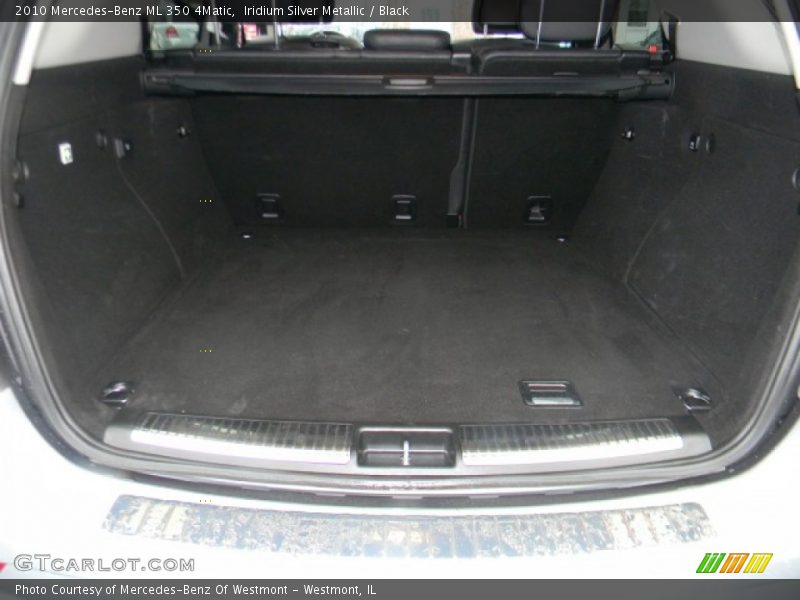 Iridium Silver Metallic / Black 2010 Mercedes-Benz ML 350 4Matic