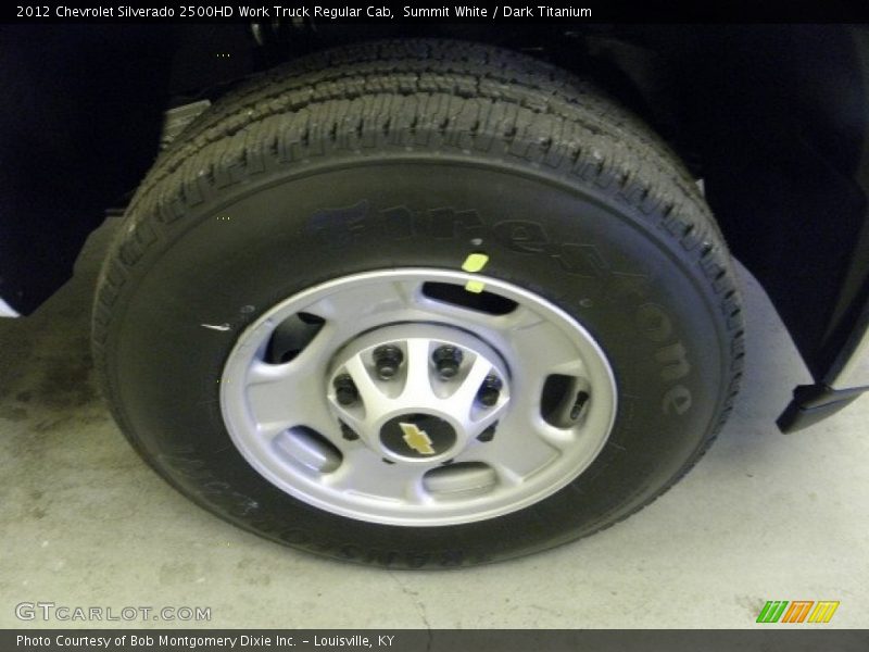 Summit White / Dark Titanium 2012 Chevrolet Silverado 2500HD Work Truck Regular Cab