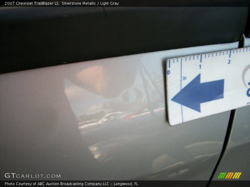 Silverstone Metallic / Light Gray 2007 Chevrolet TrailBlazer LS