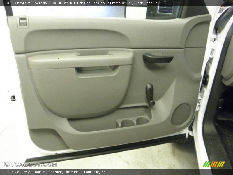 Summit White / Dark Titanium 2012 Chevrolet Silverado 2500HD Work Truck Regular Cab