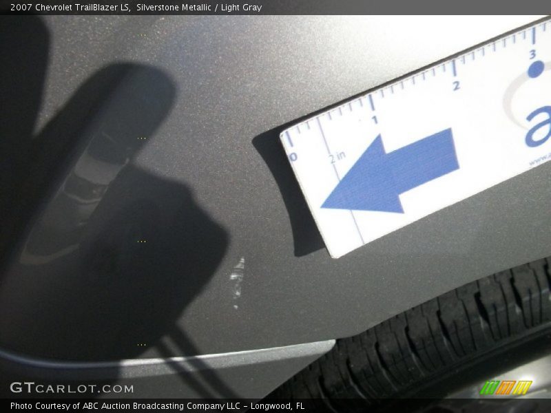 Silverstone Metallic / Light Gray 2007 Chevrolet TrailBlazer LS