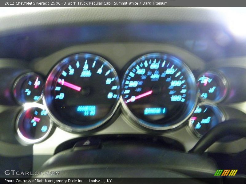 Summit White / Dark Titanium 2012 Chevrolet Silverado 2500HD Work Truck Regular Cab