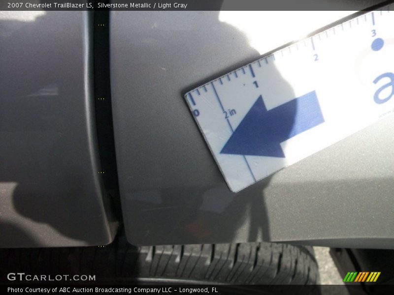 Silverstone Metallic / Light Gray 2007 Chevrolet TrailBlazer LS