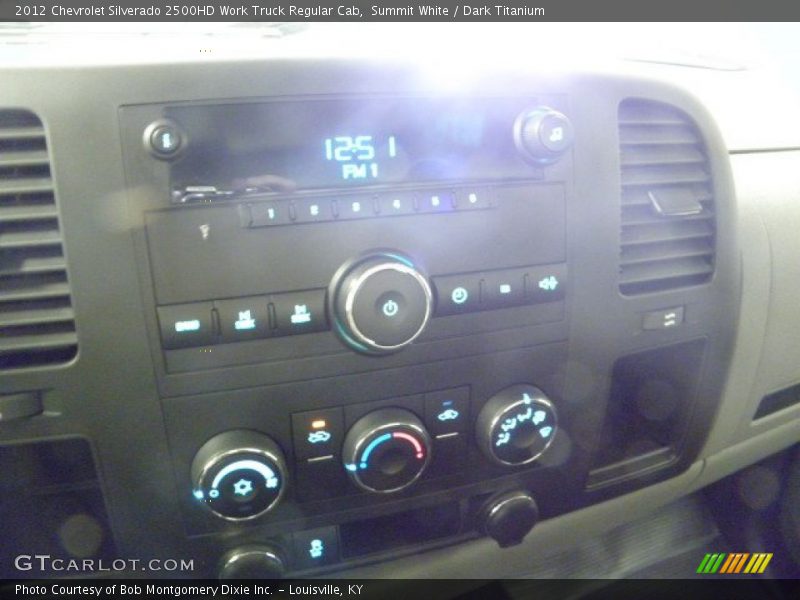 Summit White / Dark Titanium 2012 Chevrolet Silverado 2500HD Work Truck Regular Cab