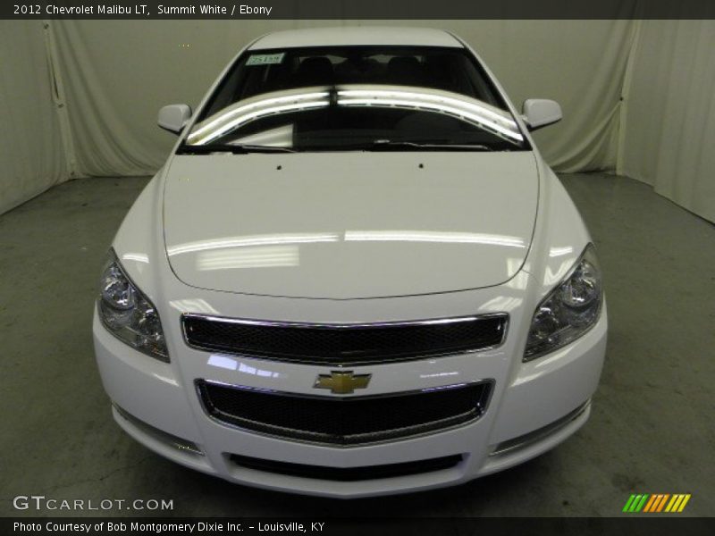 Summit White / Ebony 2012 Chevrolet Malibu LT