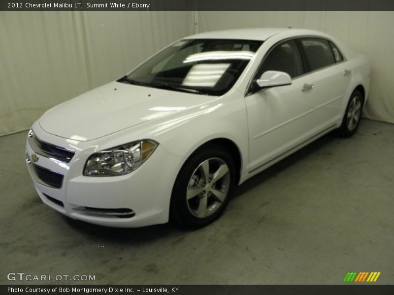 Summit White / Ebony 2012 Chevrolet Malibu LT