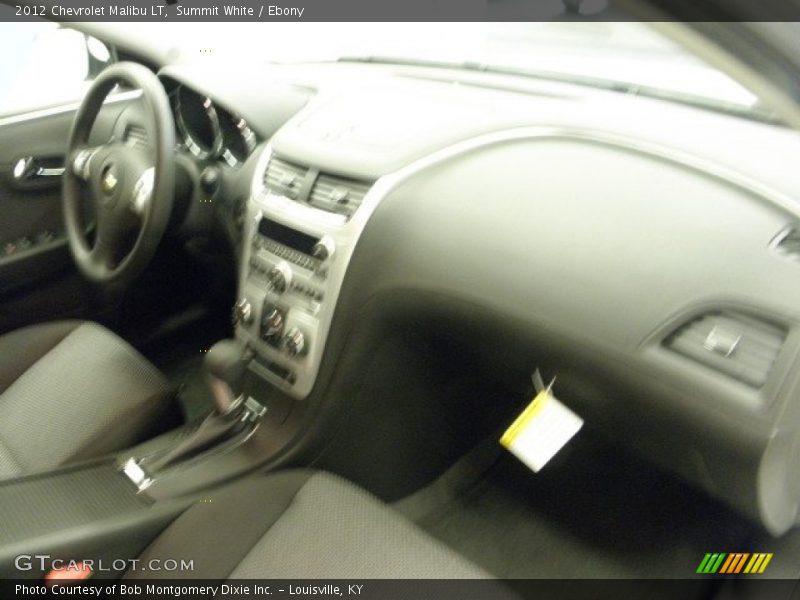 Summit White / Ebony 2012 Chevrolet Malibu LT