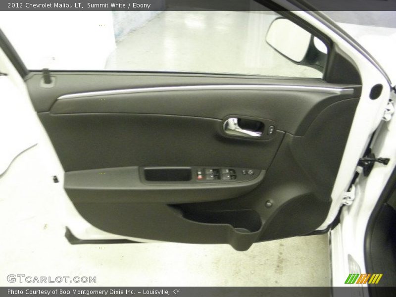 Summit White / Ebony 2012 Chevrolet Malibu LT