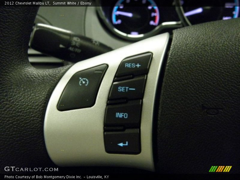 Summit White / Ebony 2012 Chevrolet Malibu LT