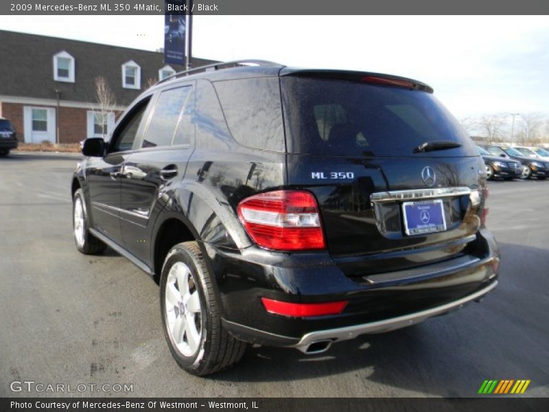 Black / Black 2009 Mercedes-Benz ML 350 4Matic