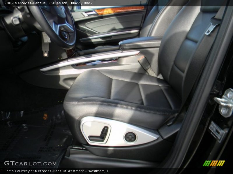 Black / Black 2009 Mercedes-Benz ML 350 4Matic