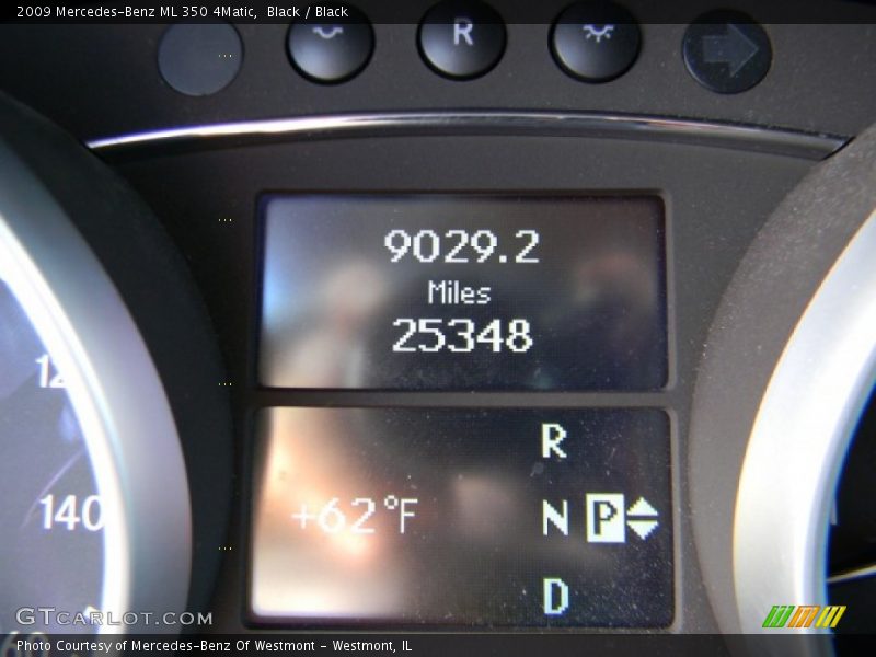 Black / Black 2009 Mercedes-Benz ML 350 4Matic