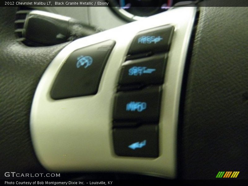 Black Granite Metallic / Ebony 2012 Chevrolet Malibu LT
