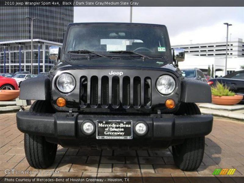 Black / Dark Slate Gray/Medium Slate Gray 2010 Jeep Wrangler Sport 4x4