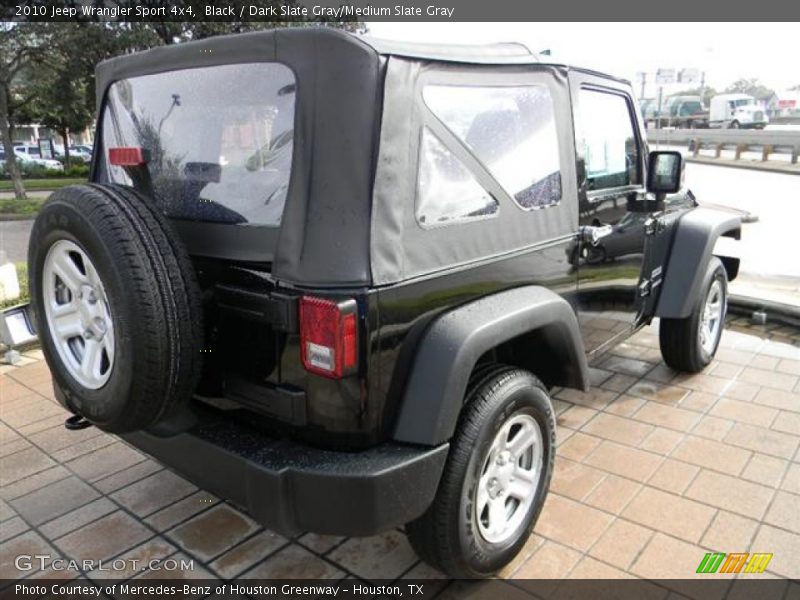 Black / Dark Slate Gray/Medium Slate Gray 2010 Jeep Wrangler Sport 4x4