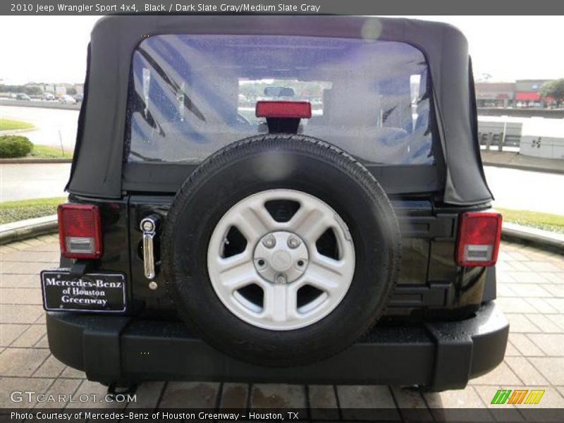 Black / Dark Slate Gray/Medium Slate Gray 2010 Jeep Wrangler Sport 4x4