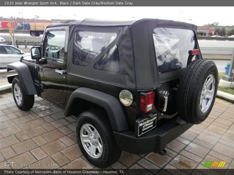 Black / Dark Slate Gray/Medium Slate Gray 2010 Jeep Wrangler Sport 4x4