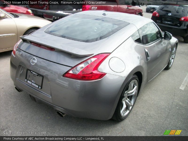 Platinum Graphite / Gray Leather 2009 Nissan 370Z Sport Touring Coupe